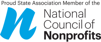 Logo for being a proud State Association Member of the National Council of Nonprofits