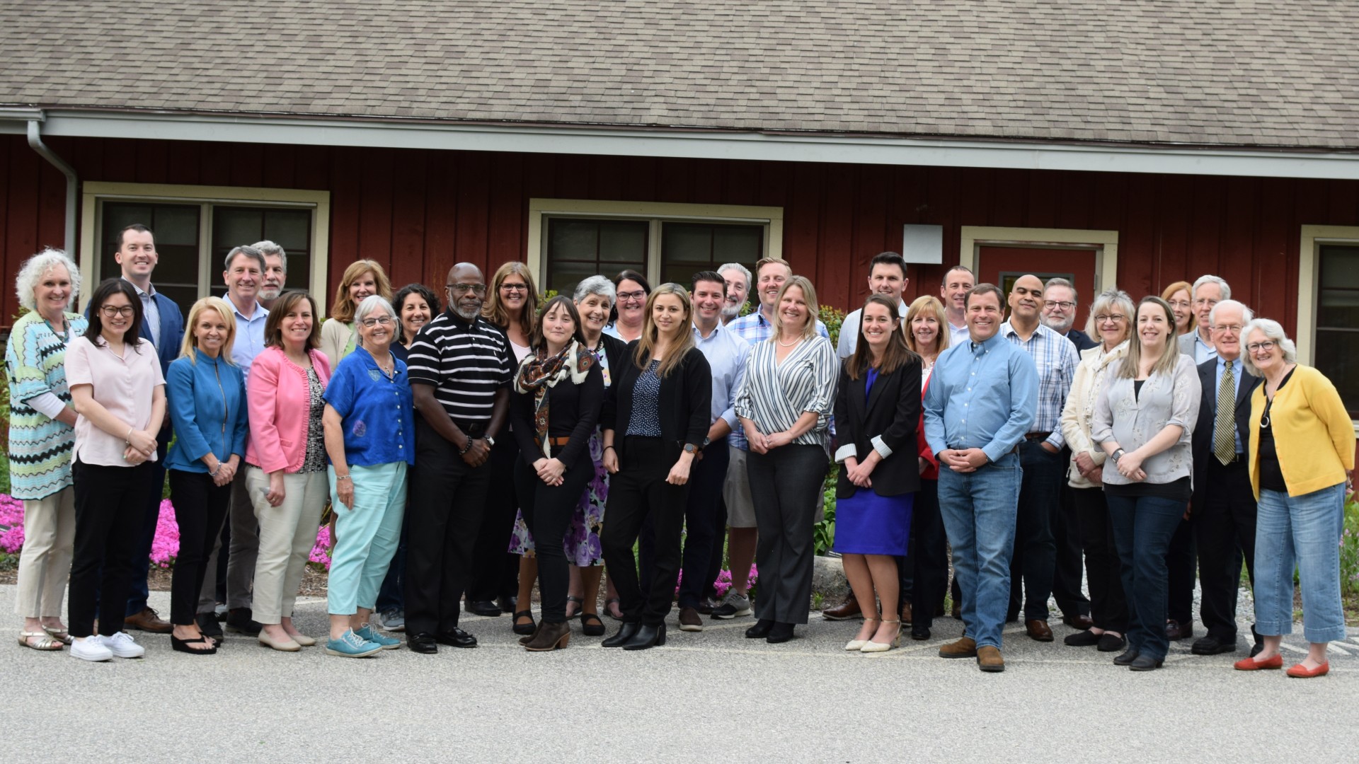 A group photo of the 2022 Hoffman-Haas Fellows and Mentors.